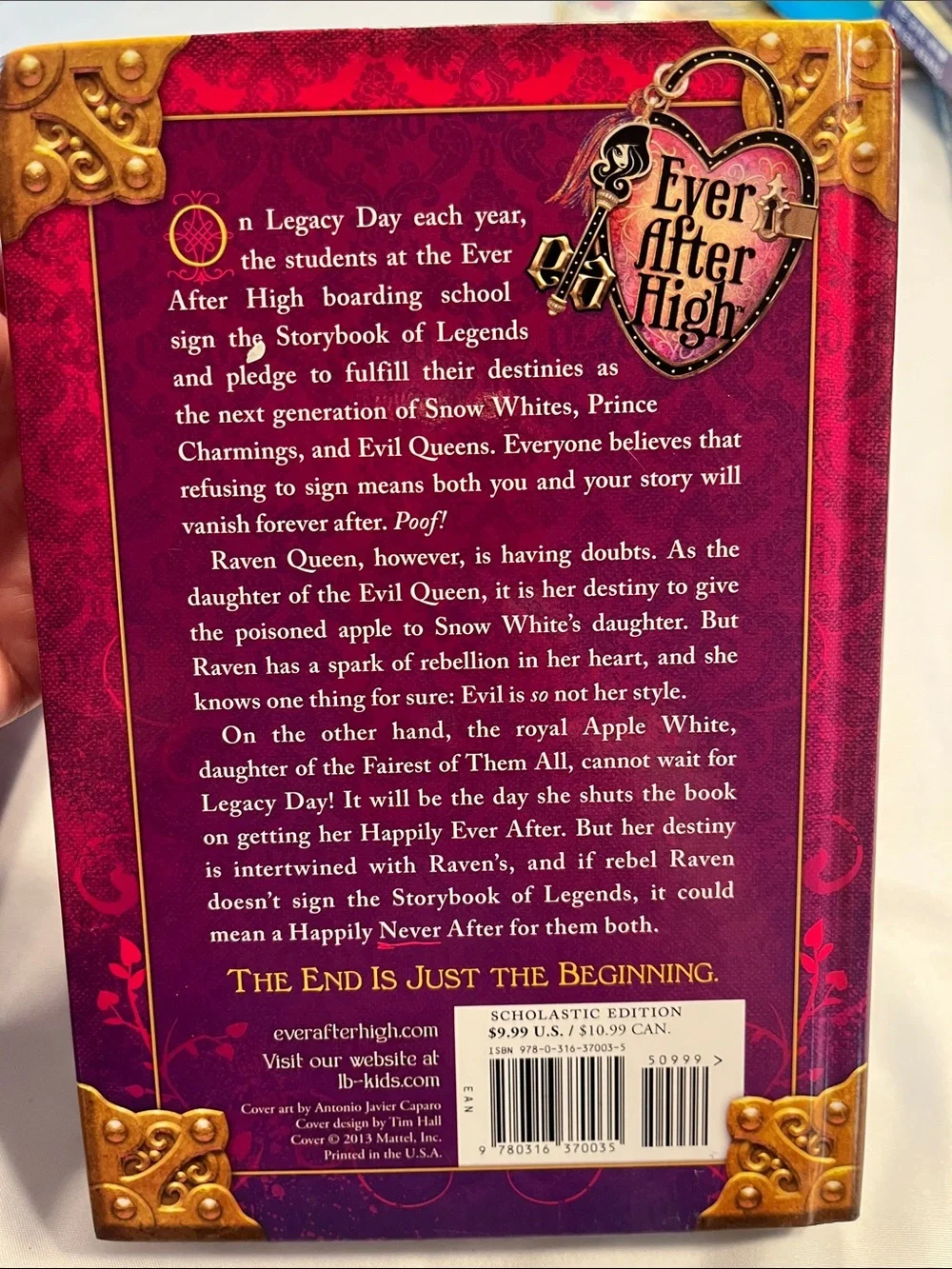 Ever After High A Wonderlandiful World Hardcover Book - Blue‎